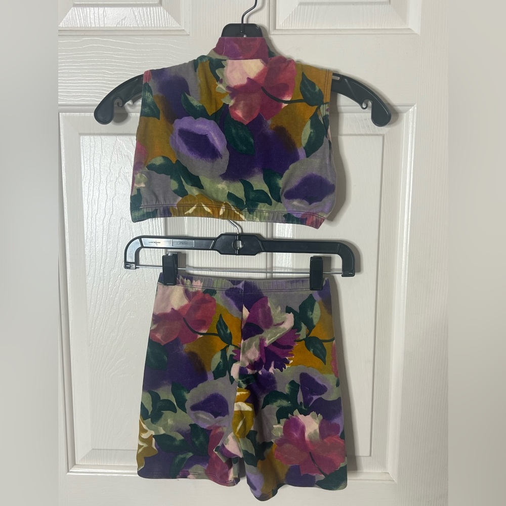 Floral Workout Outfit